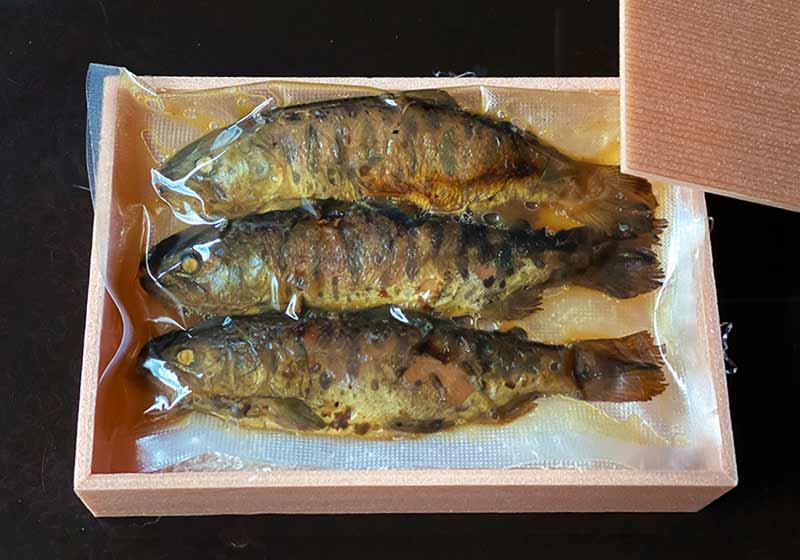 山女魚の甘露煮