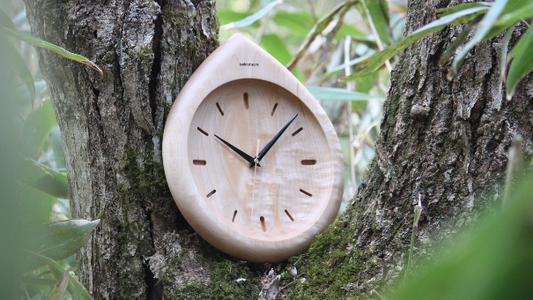 【岐阜】壁掛け時計(sizuku:大)